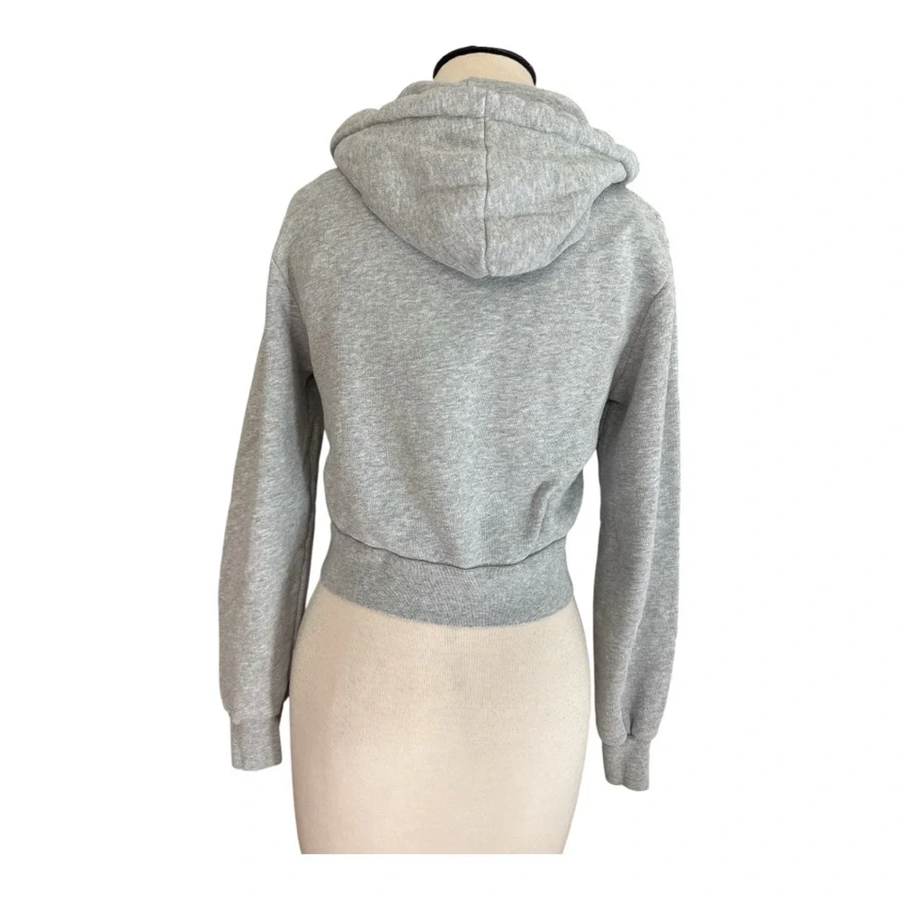Brandy Melville Zip Up Hoodie Light Heather Gray Sweatshirt + 2 Tank Tops Casual